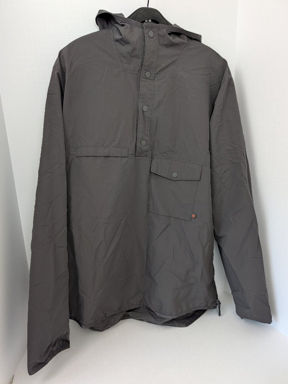 Mountain Hardwear Stryder Hooded Anorak Men's XL Black Windbreaker